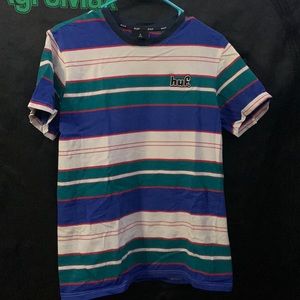 Huf Striped T Shirt